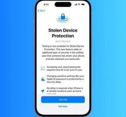 元阳苹果授权维修店分享被盗设备保护功能开启方法 