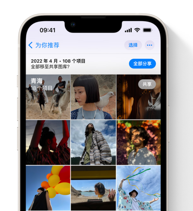 元阳苹果维修网点分享在 iPhone 上使用共享图库 